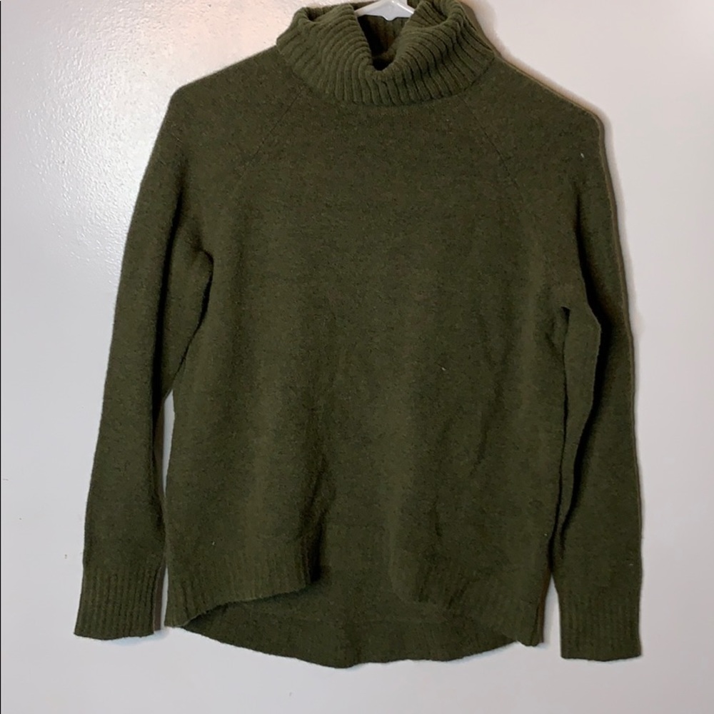 Jcrew green turtleneck